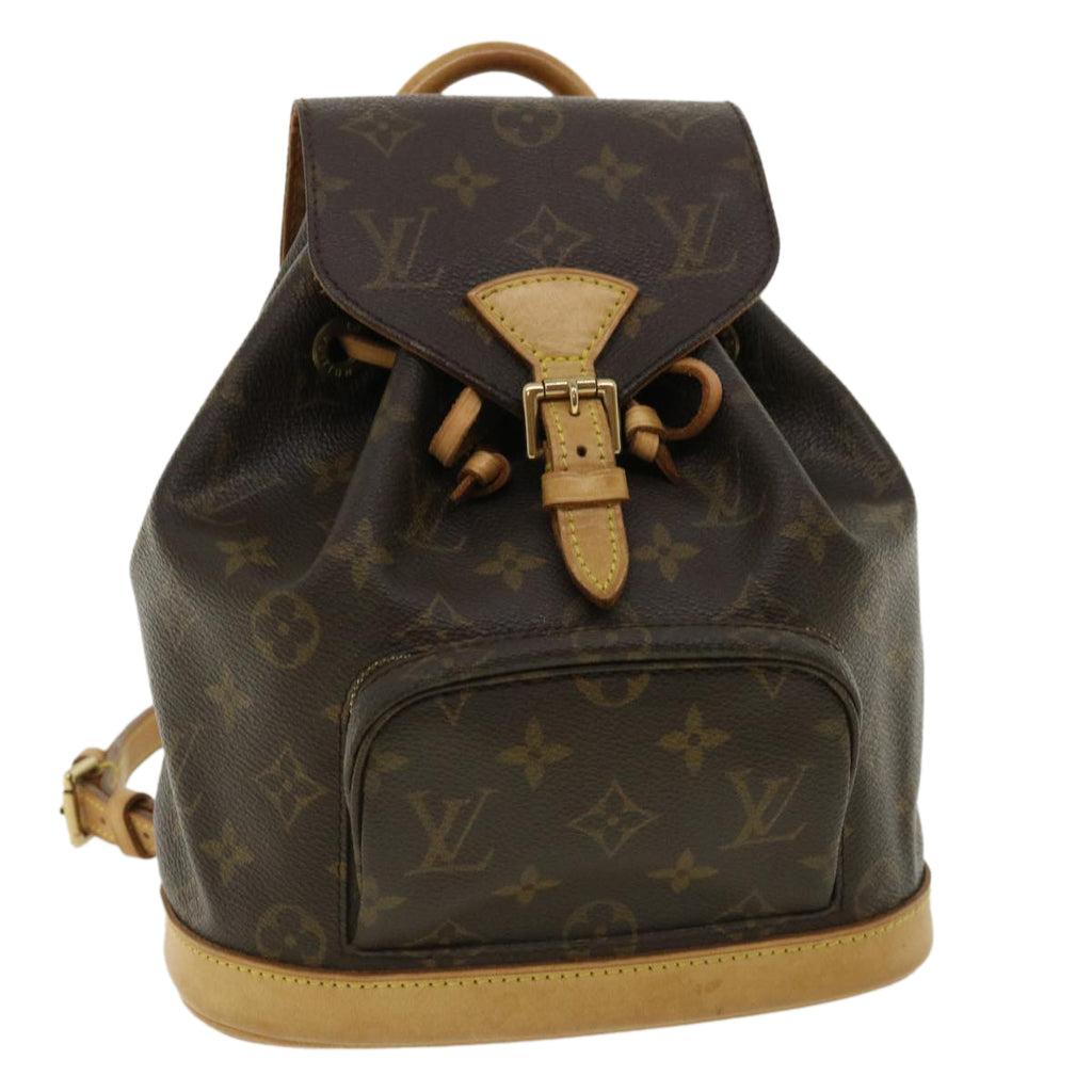 Louis Vuitton Montsouris Backpack Mini Brown Canvas/Leather