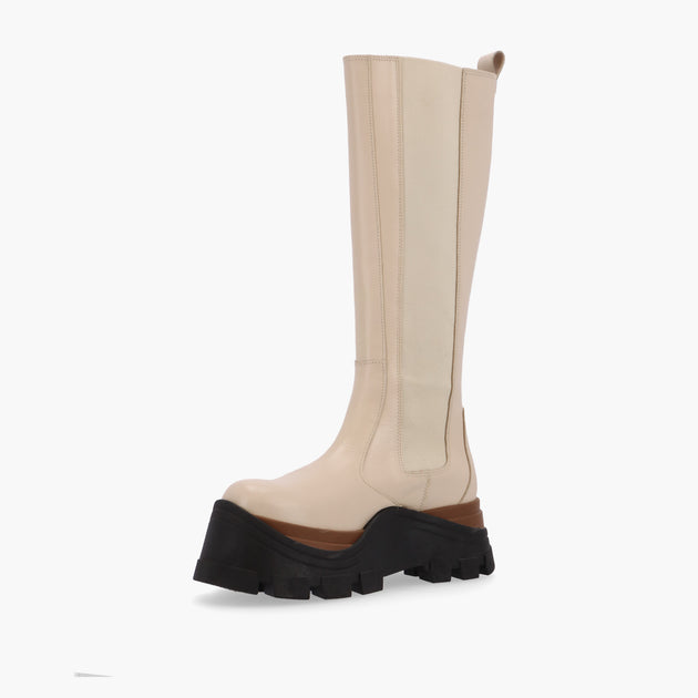 ALOHAS Roxie Nutty Cream Boots | Shop Premium Outlets