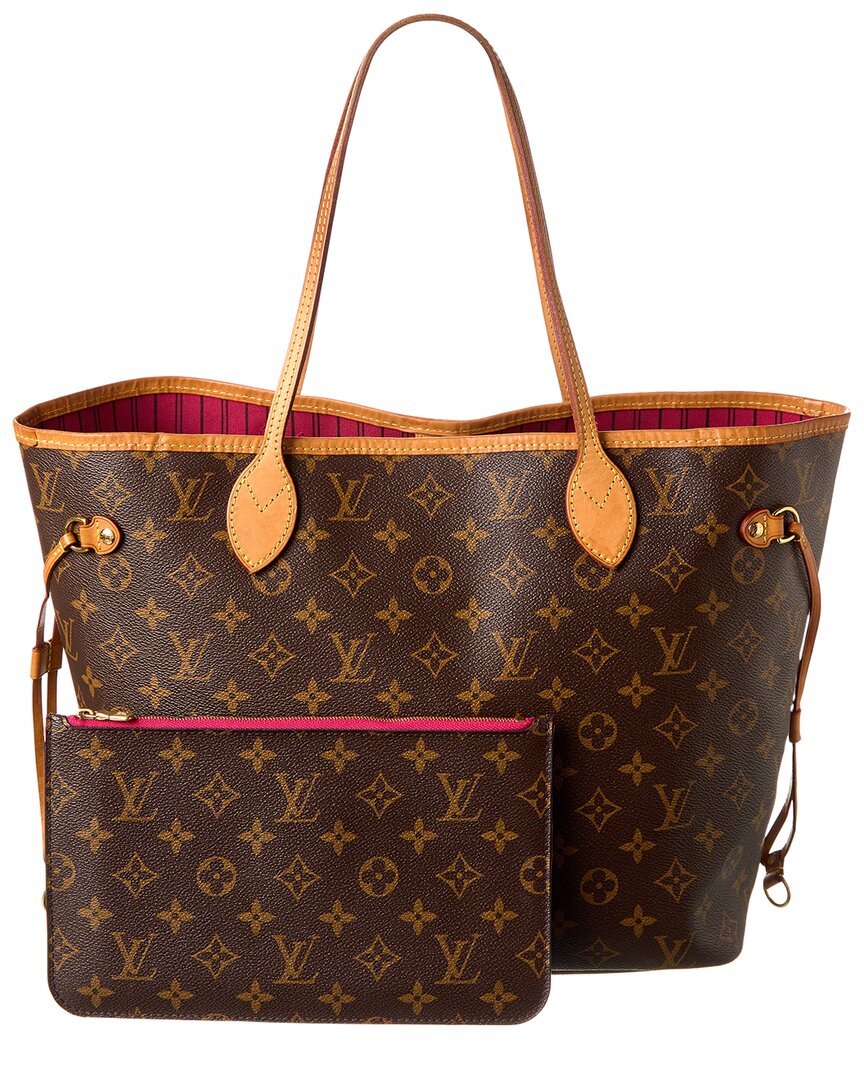  Louis Vuitton, Pre-Loved Monogram Canvas Neo Neverfull MM,  Burgundy : Luxury Stores