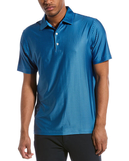 Hickey Freeman Mini Stripe Performance Polo Shirt | Shop Premium Outlets