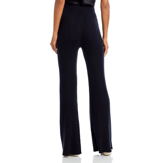 Remain Womens Wool Ribbed High-Waist Pants | Shop Premium Outlets