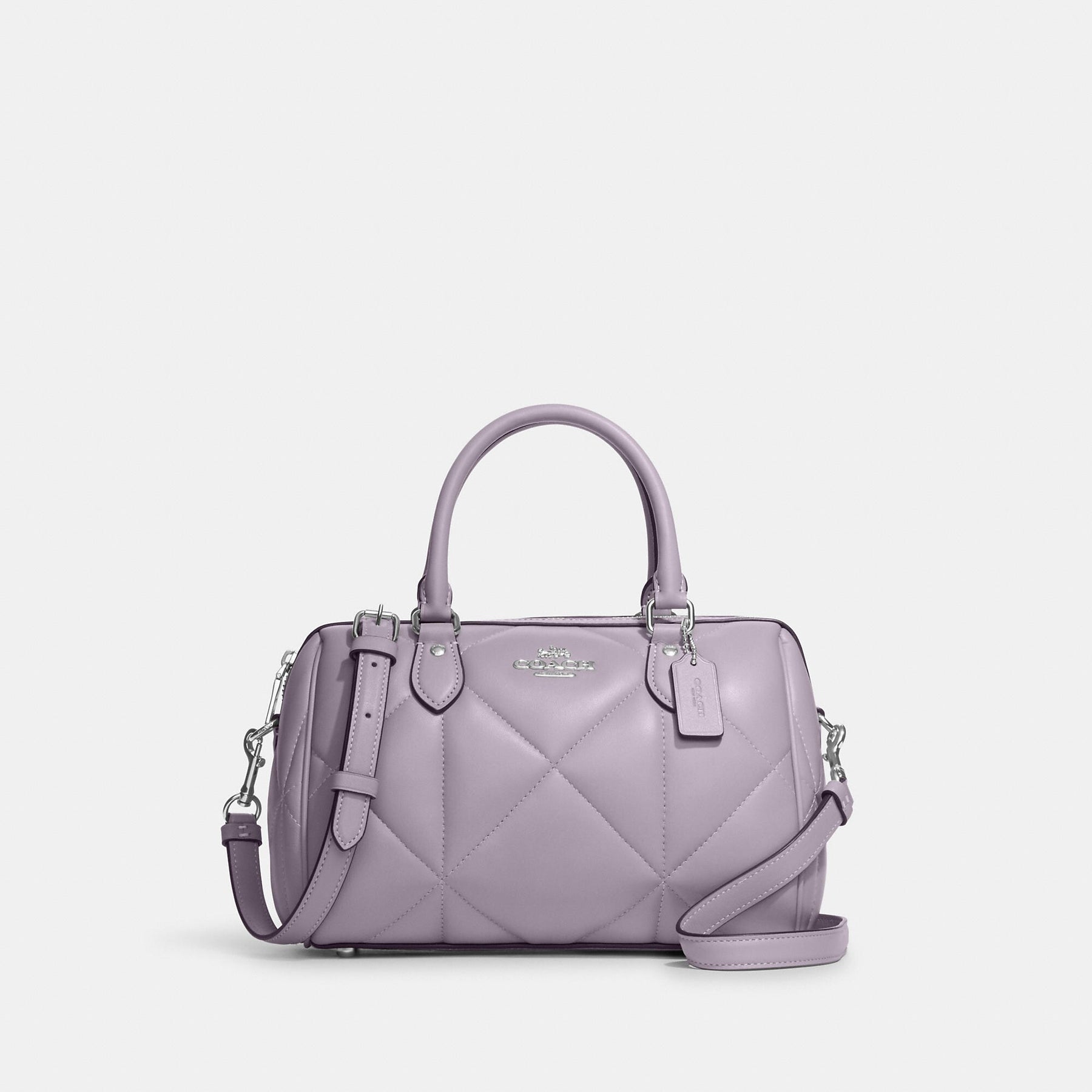 Coach Marlie Top Handle Satchel with Border Quilting
