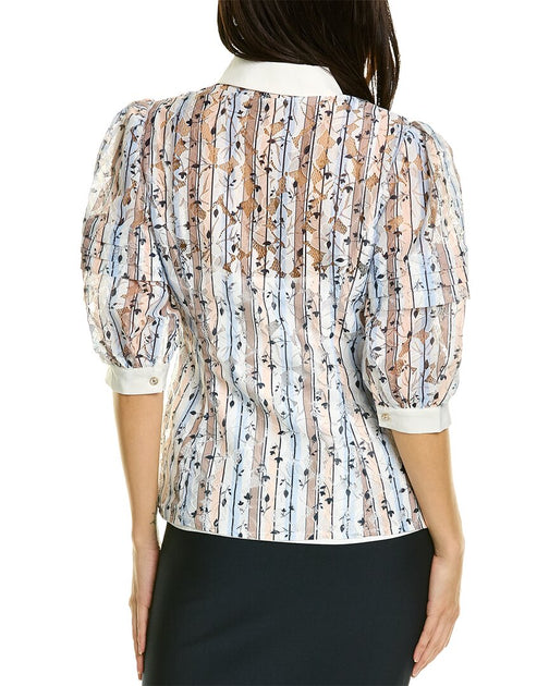 Gracia Sheer Lace Shirt | Shop Premium Outlets