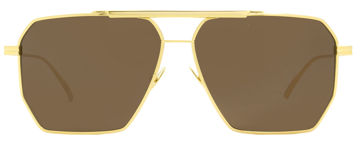Bottega Veneta BV1005S Square Sunglasses for Women + BUNDLE with Designer  iWear Eyewear Care Kit