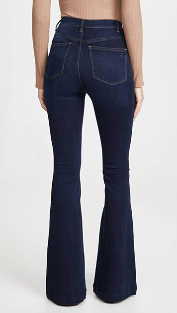 Dl1961 - Women'S Rachel Ultra High Rise Flare Jeans in Foster | Shop ...