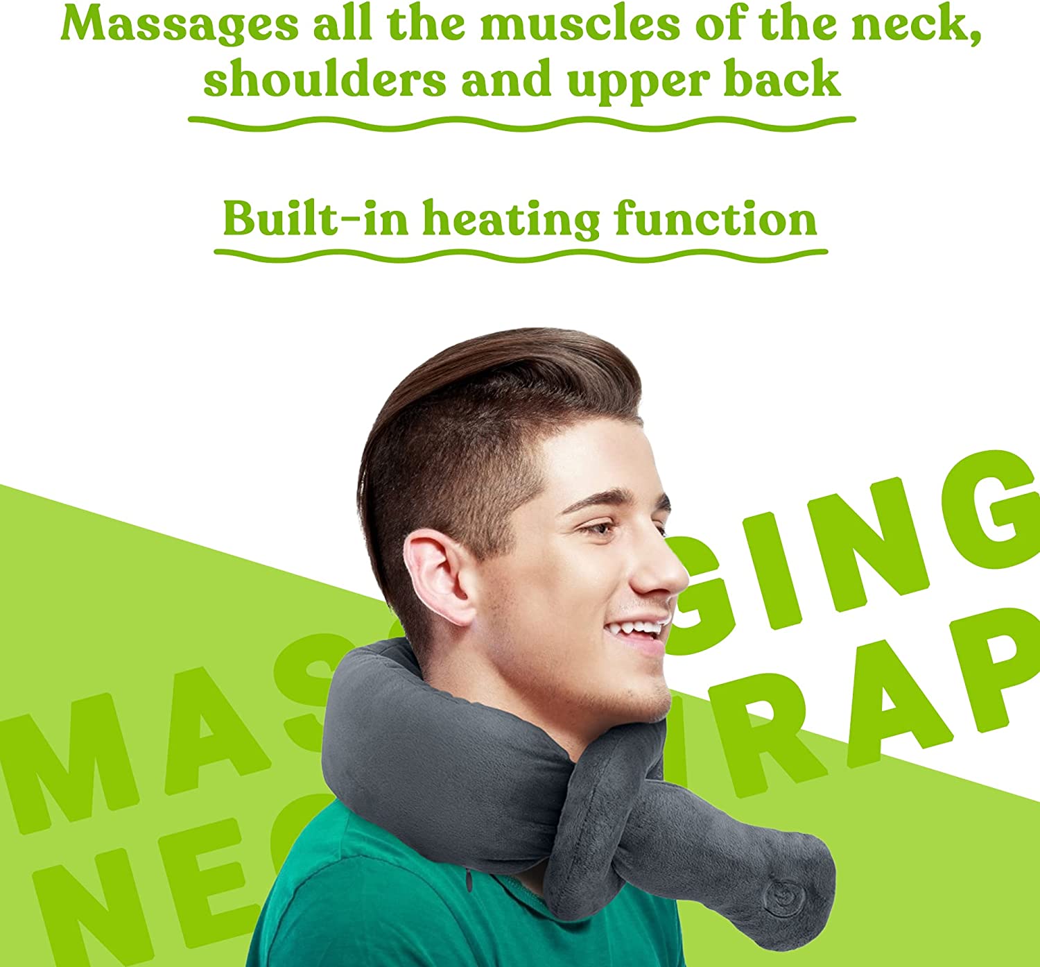 Pursonic 3D Shiatsu Heating Back and Neck Massager