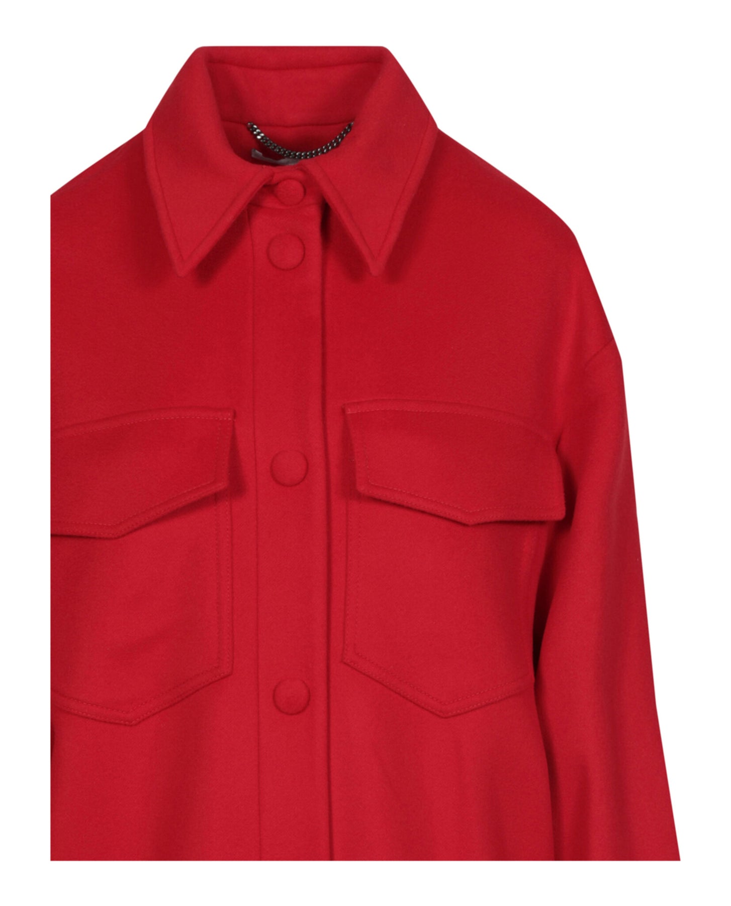 Stella McCartney Kerry Button-Up Wool Coat | Shop Premium Outlets