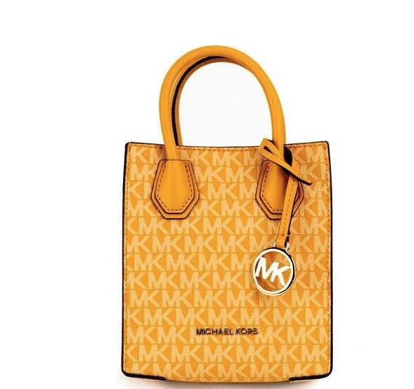 Michael Kors, Bags, Michael Kors Kenly Marigold Large Logo Tote Bag