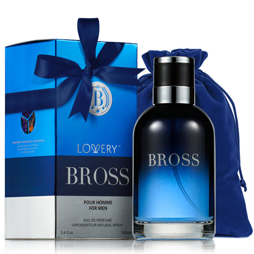 Lovery Men's BROSS 3.4oz Eau De Parfum Gift Set