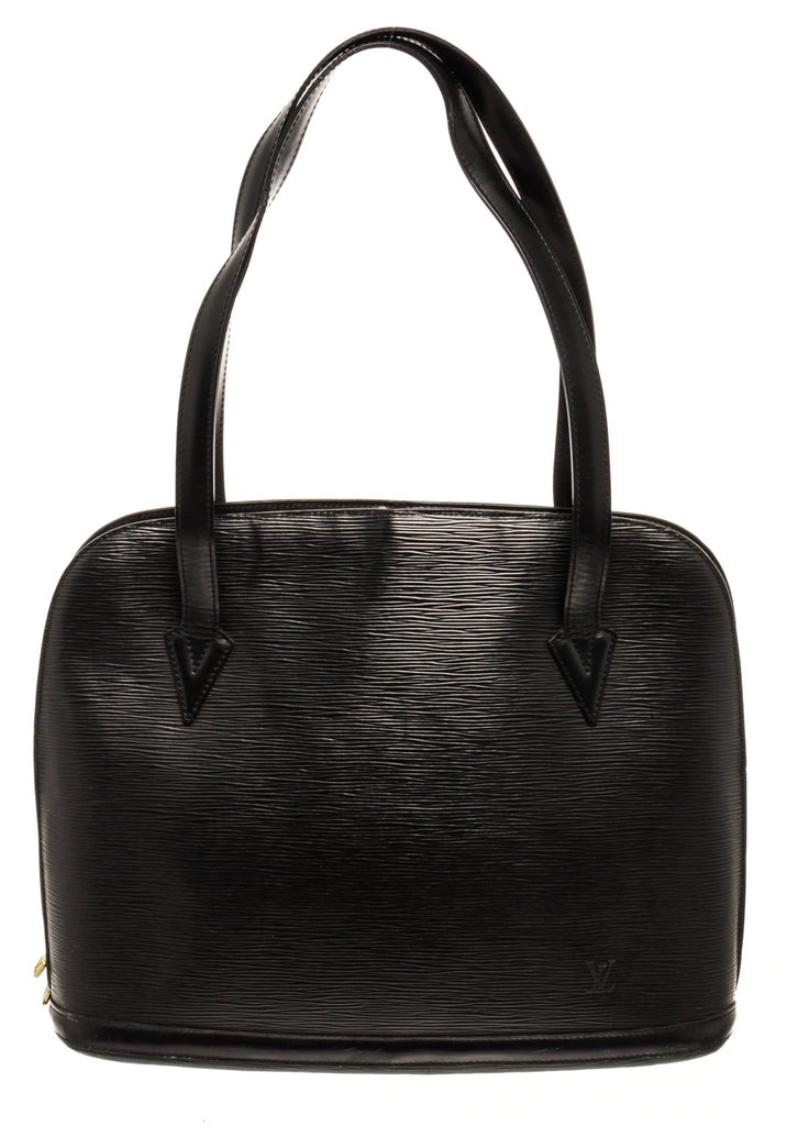 Louis Vuitton, Bags, Louis Vuitton Lussac Epi Leather Double Top Handle  Bag