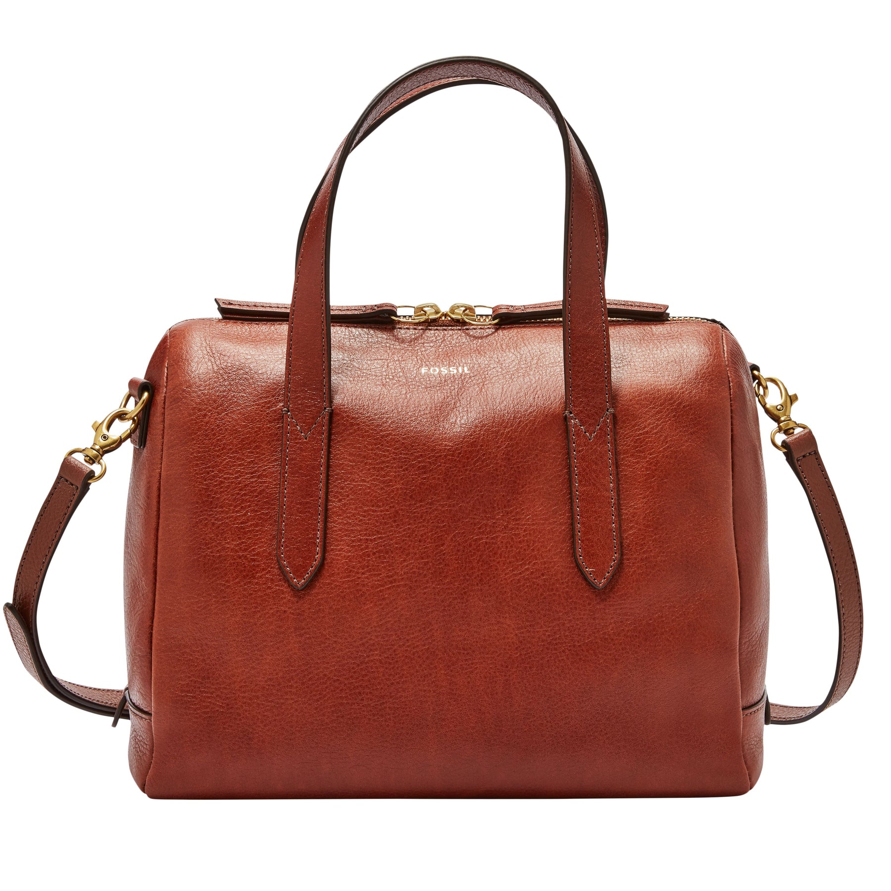 Fossil Women's Sydney Leather Satchel Purse Handbag