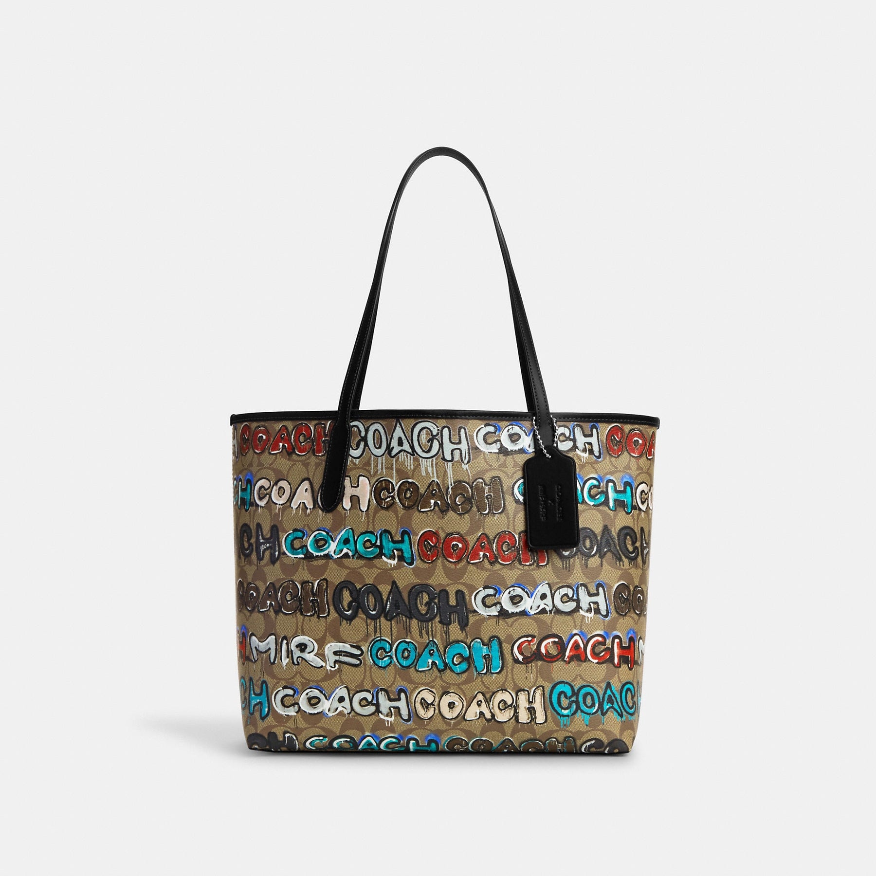 Coach X Mint And Serf Coated Canvas Signature Print Field Tote