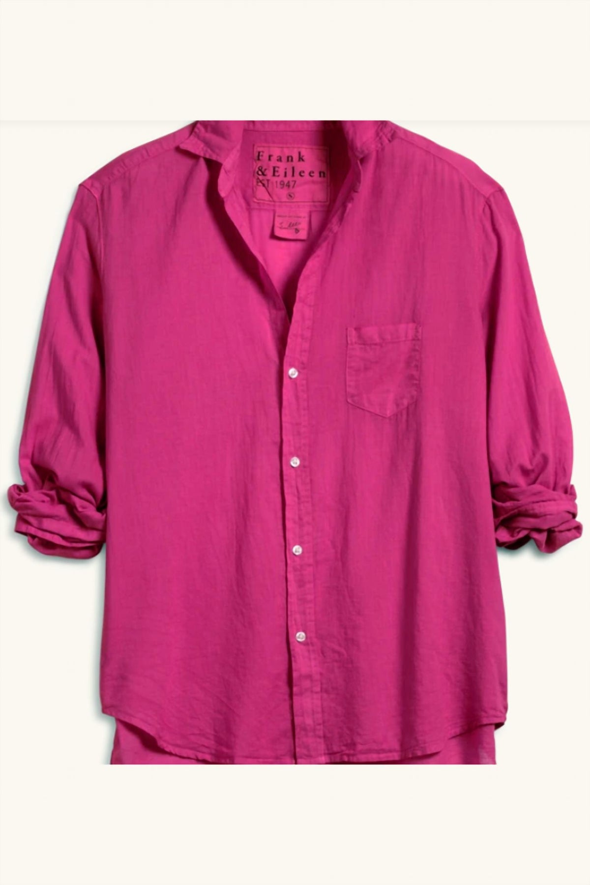 Frank & Eileen Eileen Woven Button Up - Purple