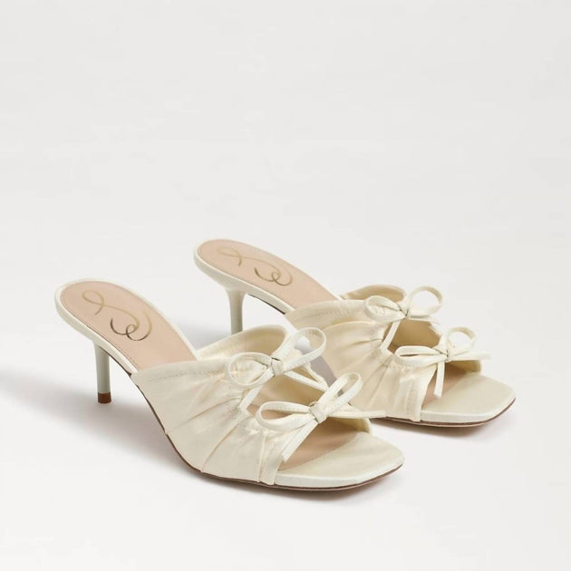 Sam Edelman Pia Strappy Heel In Pearl Ivory | Shop Premium Outlets