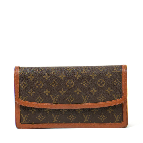 Louis Vuitton Pochette Dame 29 Monogram Canvas Clutch on SALE